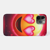 Liebe Struck Emoji Hearts Glow Case-Mate iPhone Hülle (Rückseite (Horizontal))