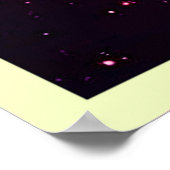 Liebe Struck Emoji Hearts Glow Poster (Ecke)