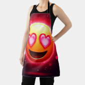 Liebe Struck Emoji Hearts Glow Schürze (InSitu)