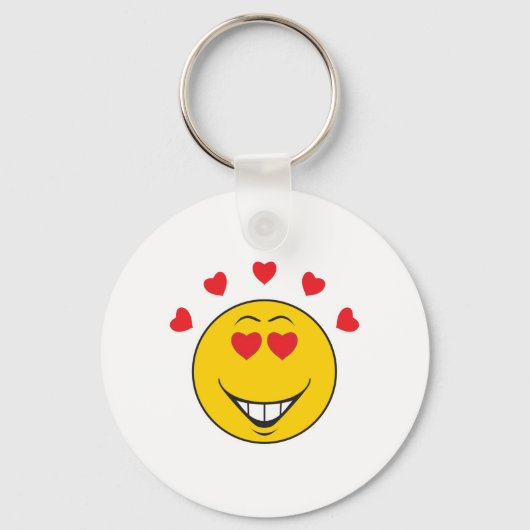 Liebe Struck Face Schlüsselanhänger (Vorderseite)