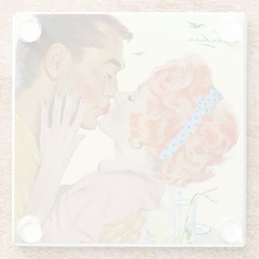 Liebe-Struck Glasuntersetzer (Rückseite)