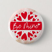 Liebe Struck: Happy Valentine's Day Button - Seien (Vorderseite)