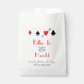 Liebe Struck in Las Vegas Gastgeschenk Hochzeit Ba Geschenktütchen (Vorderseite)