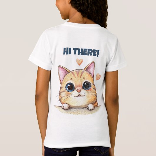 Liebe Struck Kitty T-Shirt (Rückseite)