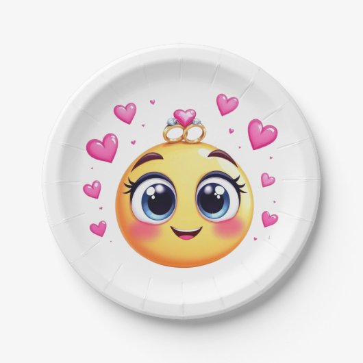 Liebe Struck Pappteller (Vorderseite)