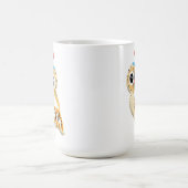 Liebe-Struck-Schüssel mit einem süßen Blick Kaffeetasse (Mittel)