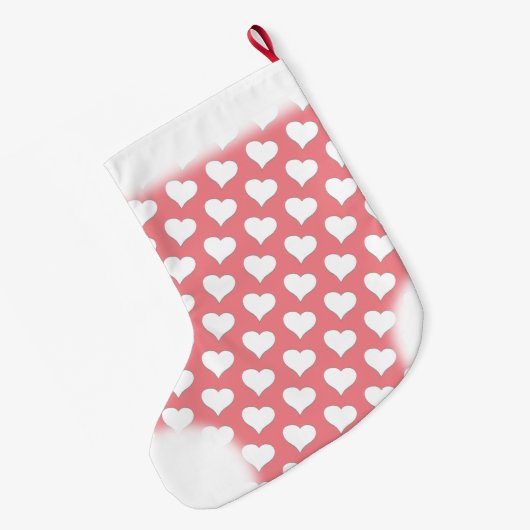 Liebe Strumpf Maßgeschneiderte Liebe Weihnachten S Großer Weihnachtsstrumpf (Rückseite (Hängend))