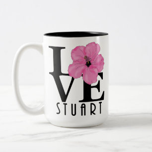 LIEBE Stuart Florida Red 15oz Zweifarbige Tasse