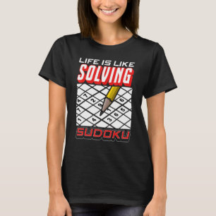 Liebe Sudoku Leben ist wie das Lösen von Sudoku 1 T-Shirt