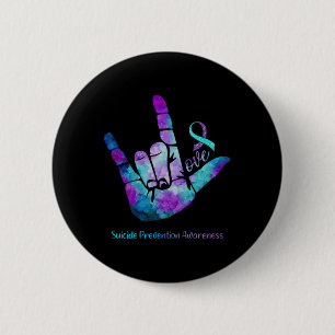Liebe Suizidprävention Bewusstsein Button