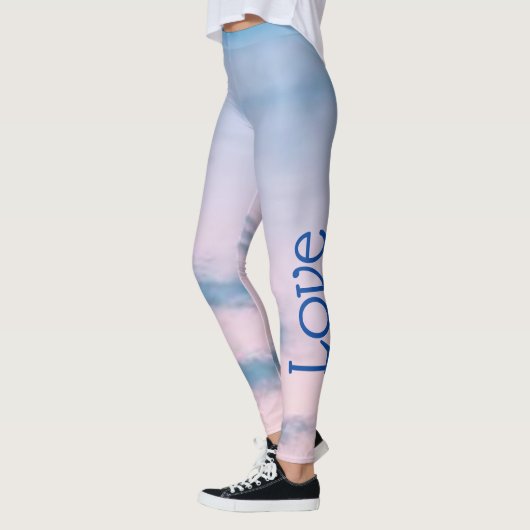 Liebe Summer Blue Yoga Pants, Leggings (Links)