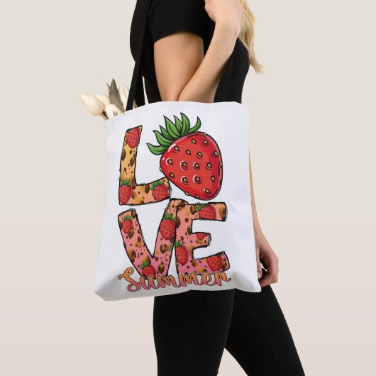Liebe Summer Strawberry Tote Bag | Hello Summer Ba Tasche (Von Nahem)