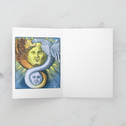 Liebe Sun Moon Ouroboros Card Karte (Innenseite)