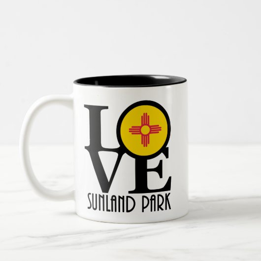 LIEBE Sunland Park 11oz Zweifarbige Tasse (Links)