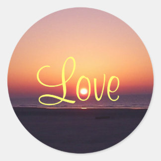 Liebe Sunrise Sticker