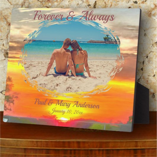 Liebe Sunset 2295 Fotoplatte