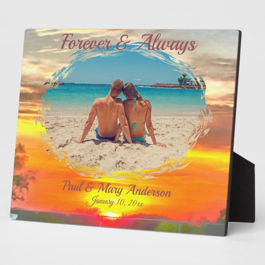 Liebe Sunset 2295 Fotoplatte (Seite)