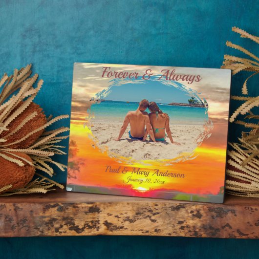 Liebe Sunset 2295 Fotoplatte (Seite)