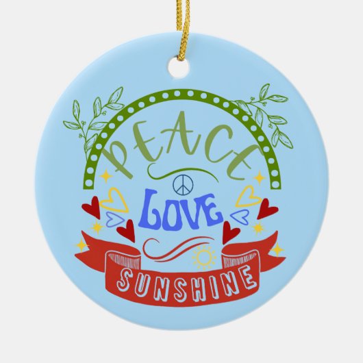 Liebe Sunshine Ornament (Vorne)