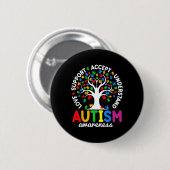 Liebe Support Akzeptieren Verstehen von Rätsel Tre Button (Vorne & Hinten)