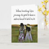 Liebe-Support und -Ermutigungskarte Karte (Gelbe Blume)