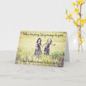 Liebe-Support und -Ermutigungskarte Karte (Gelbe Blume)