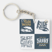 Liebe Surfen Schlüsselanhänger (Vorderseite)