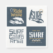 Liebe Surfen Serviette (Vorderseite)