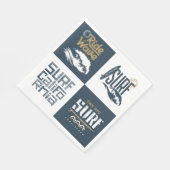 Liebe Surfen Serviette (Ecke)