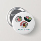 Liebe-Sushi Button (Vorne & Hinten)