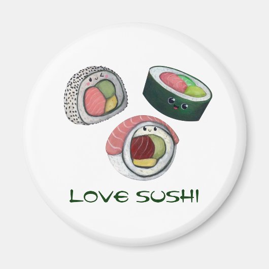 Liebe Sushi Magnet (Vorne)