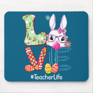 Liebe Süße Ostern Lehrer Leben Hase Ostern Mousepad