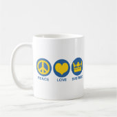 Liebe Sverige Kaffeetasse (Links)