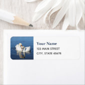 Liebe Swans Blue (Insitu)