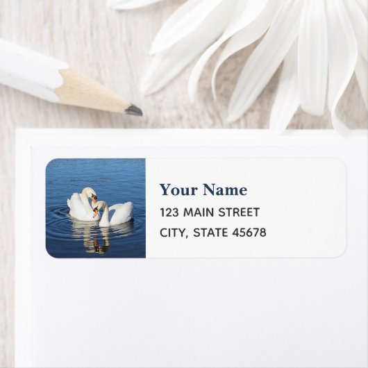 Liebe Swans Blue (Insitu)