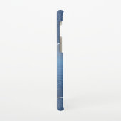 Liebe Swans Blue Monogram Phone Case Samsung Galaxy Hülle (Linke Seite)