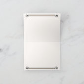 Liebe Swans Wedding Dankeskarte (Innenseite)