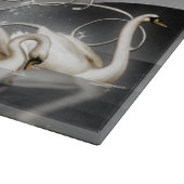 Liebe Swans Wedding Schneidebrett (Ecke)