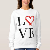 Liebe Sweatshirt (Vorderseite)