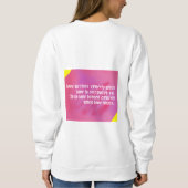 Liebe. Sweatshirt (Rückseite)