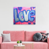 Liebe Sweet Candy Word Artwork Leinwand Malerei (Insitu (Wohnzimmer))
