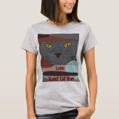 Liebe Sweet Cat Mama T - Shirt für Frauen (Vorderseite)