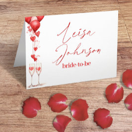 Liebe Sweetheart Wedding & Brautparty Platzkarte