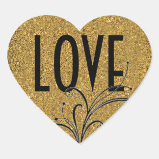 Liebe Swirl Aufkleber/Umschlag Aufkleber