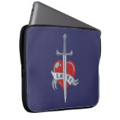 Liebe Sword benutzerdefinierte Notebookhülle Laptopschutzhülle (Vorne Rechts)