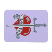Liebe Sword benutzerdefinierter Magnet (Horizontal)