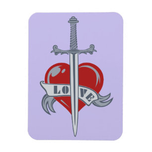 Liebe Sword benutzerdefinierter Magnet