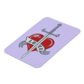 Liebe Sword benutzerdefinierter Magnet (Linke Seite)