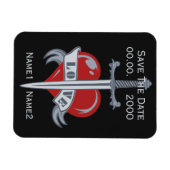 Liebe Sword benutzerdefinierter Magnet (Horizontal)