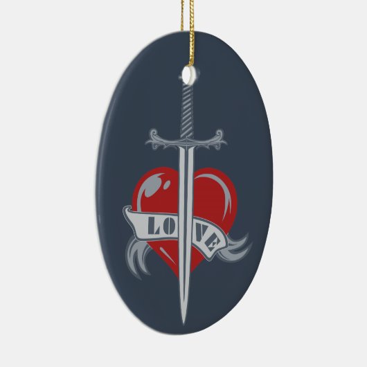 Liebe Sword Custom Ornament (Rechts)